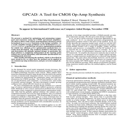 Diseño rapido de amplificadores con valores