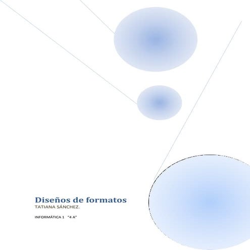 Diseños de formatos
