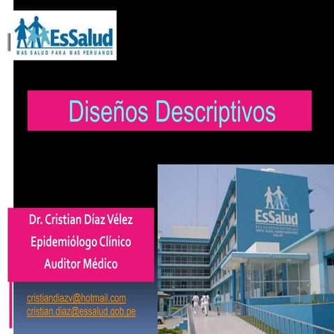 Diseños descriptivos