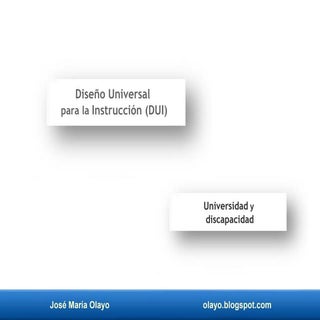 Diseño universal para la instrucció...