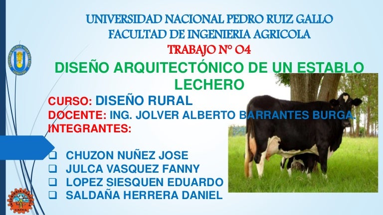 Diseño Establo Para Vacunos