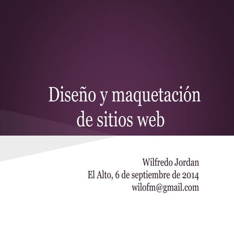 Diseño y maquetación de sitios web.ppt