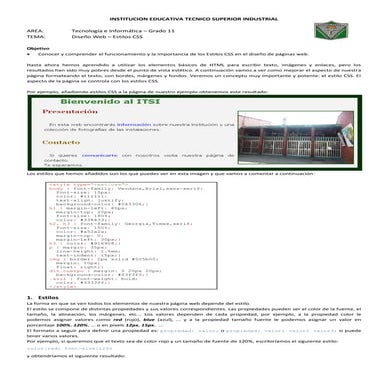 DiseñO Web   Taller 3