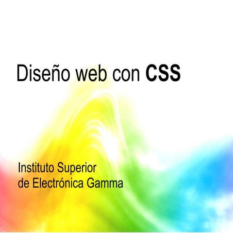 Diseño web con css