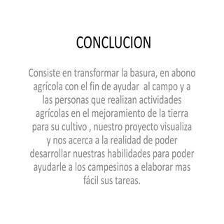 Diseño y conclusion de artefacto.