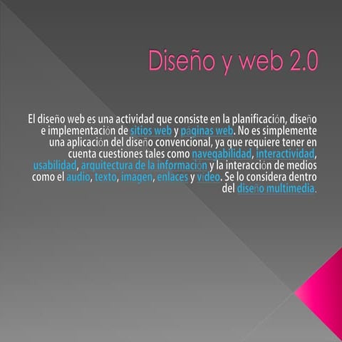 Diseño y web 2