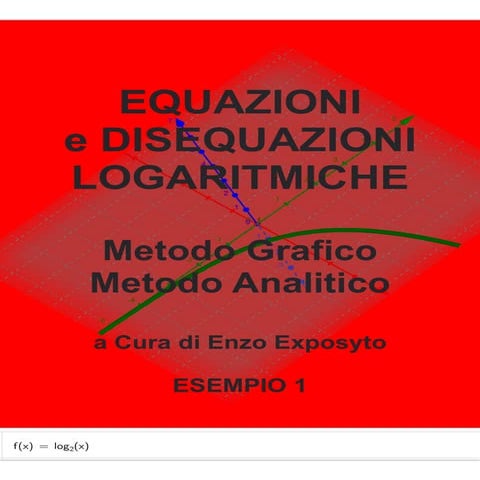 EQUAZIONI e DISEQUAZIONI LOGARITMICHE - METODO GRAFICO  - METODO ANALITICO - ...