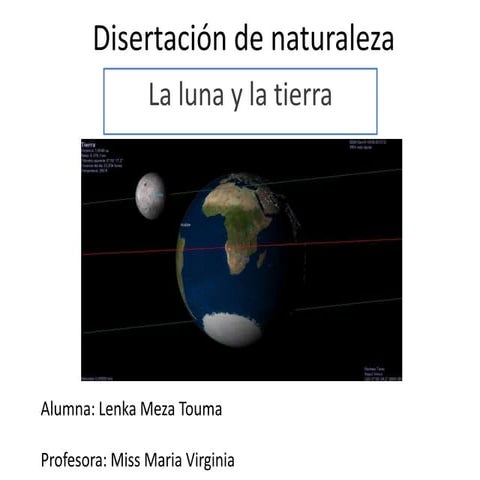 Disertación de naturaleza