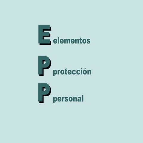elementos de proteccion personal