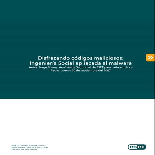 Disfrazando codigos maliciosos