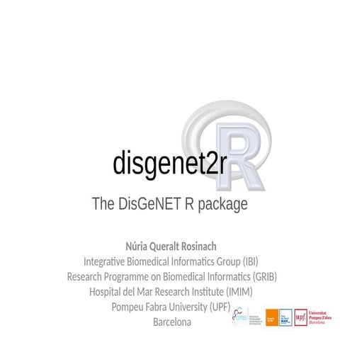 disgenet2r: The DisGeNET R package