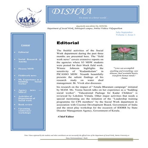 Dishaa Vol 2 Issue 3