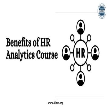 What are the Benefits of HR Analytics Course | IABAC