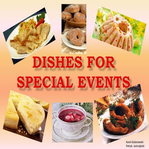 Dishes for special events in Poland