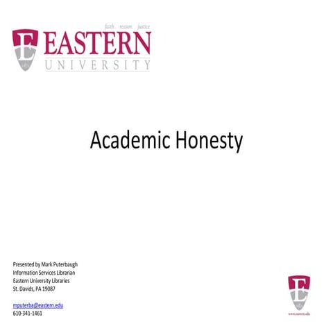 Academic Honesty
