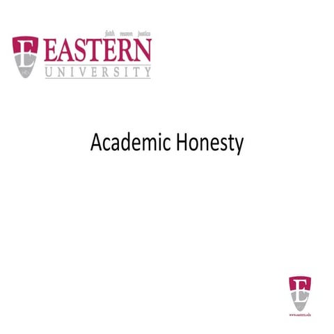 Academic Honesty