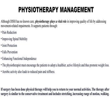 dish spine seminar for presentation intern
