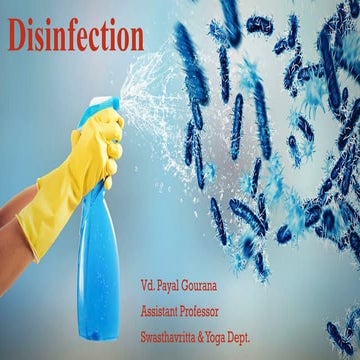 Disinfection | PPTX