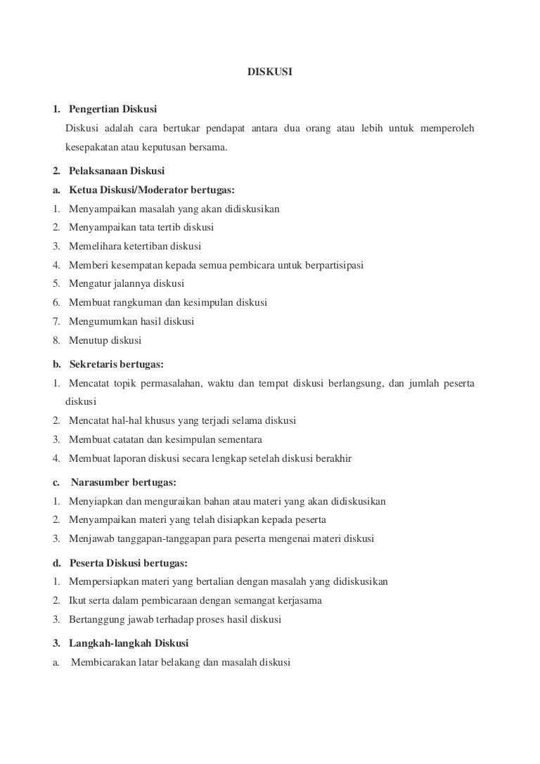 Diskusi