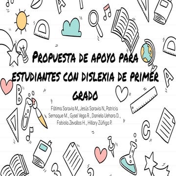 Propuestas de apoyo tutorial para estudiantes con dislexia | PDF