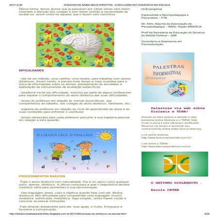 Dislexicos saiba seus direitos