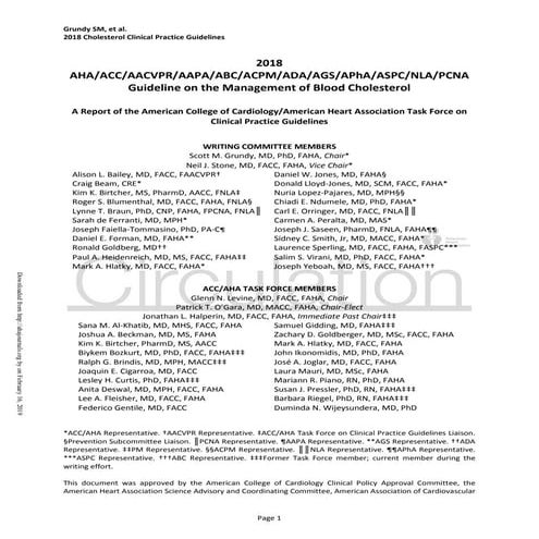 AMERICAN LIPID ASSOCIATION GUIDELINES visual data 5