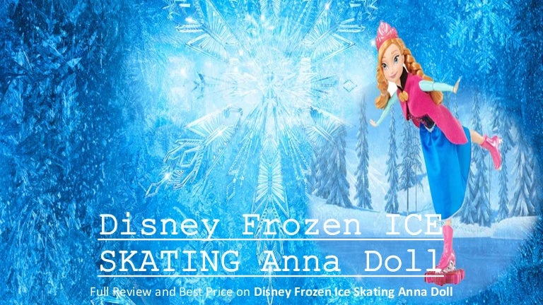 frozen skating anna doll