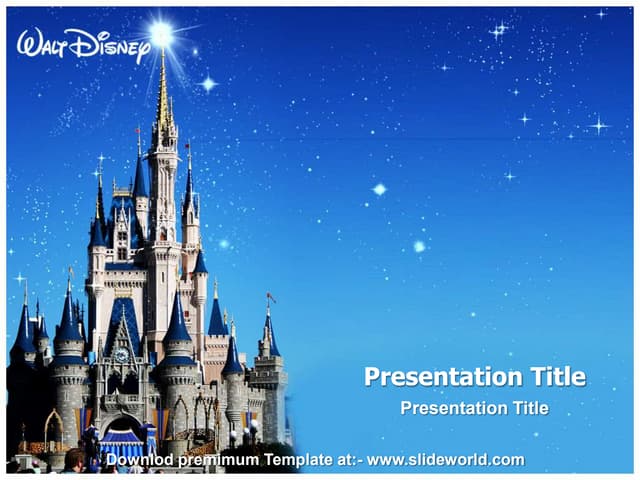 Disney World Powerpoint Template - SlideWorld | PPT disney-world-powerpoint-template-slideworld-ppt