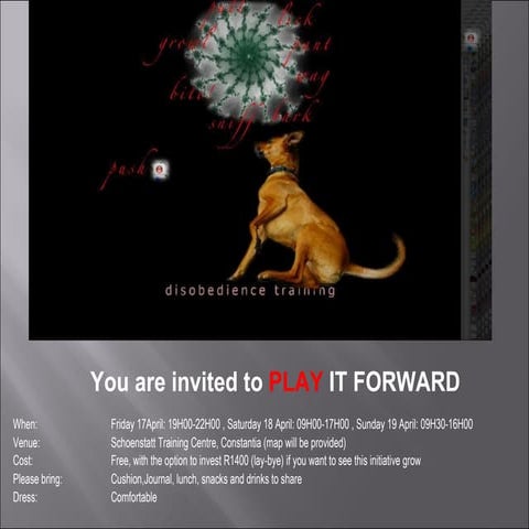 Disobedience Invitation