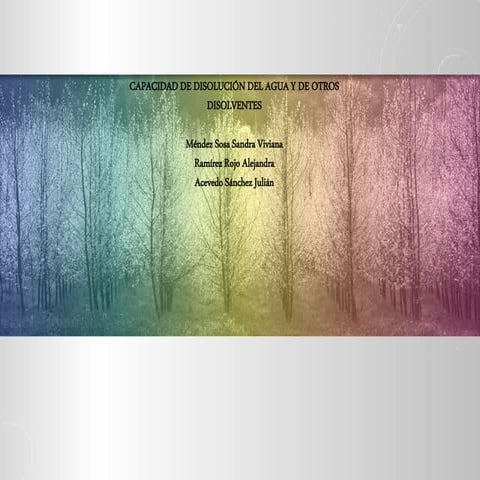 Disolución de-agua