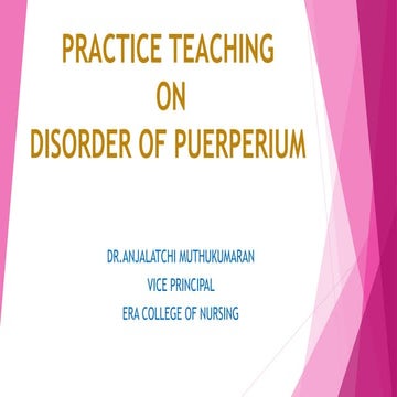 Disorder of Puerpeerium PPT.pptx