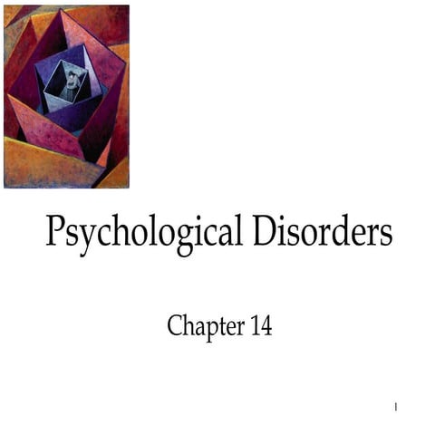 Ch. 14 Psych Disorders 