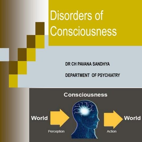 Disorders of consciousness
