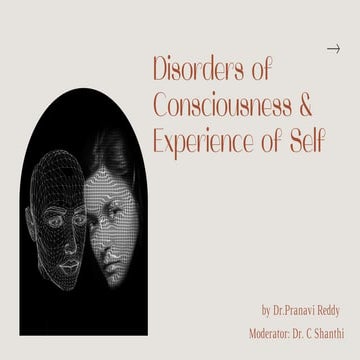 DISORDERS OF EXPERIENCE OF SELF | PPTX