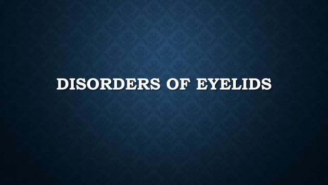 Stye, CHALAZION, Internal hordeolum.pptx