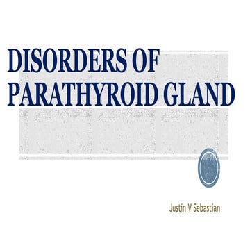 Disorders of parathyroid gland