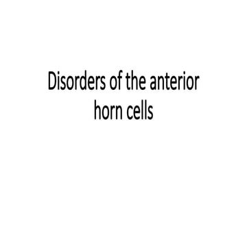 Disorders of the anterior horn cells.pptx