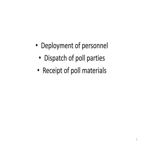 Dispatch and Receipt what you need during the election despatch center ...