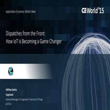 Dispatches from the Front: How IoT is Becoming a Game Changer