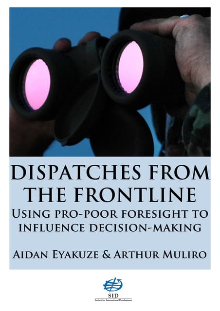 Dispatches from the Frontline: Using Pro-Poor Foresight to Influence Decision-Making