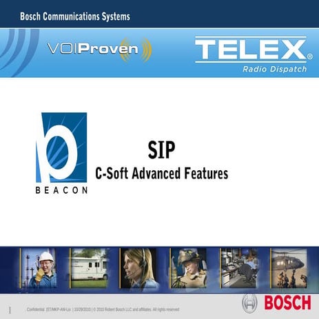 Telex Radio Dispatch: SIP