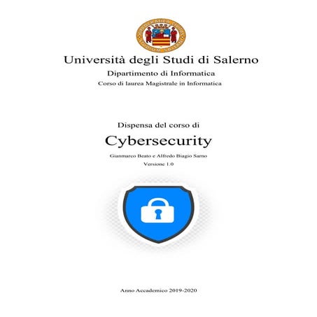 Dispensa del corso di Cybersecurity
