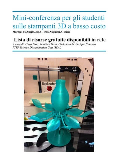 Dispensa software per la stampa 3D (in italiano)