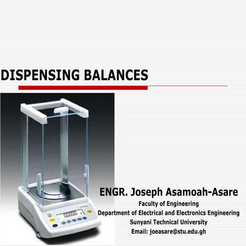 Analytical balance Presentation | PPT