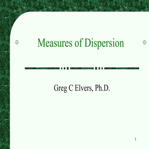Measure of variability -  dispersion.ppt