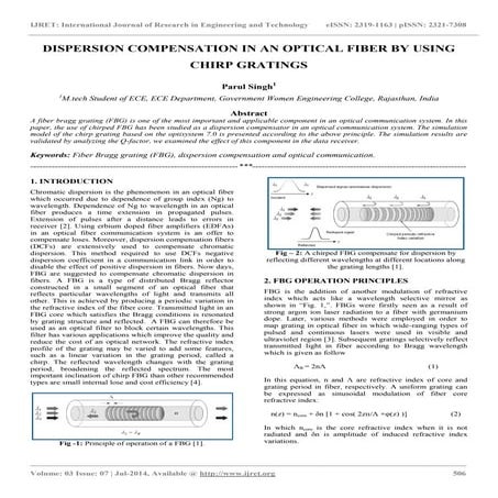 Dispersion Compensating Fiber – Dispersion compensation for optical ...
