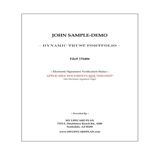 John Sample Trust - Demo
