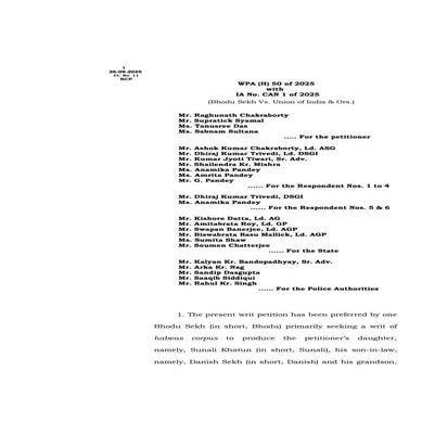 display-623059.pdf Calcutta High Court ordered the return