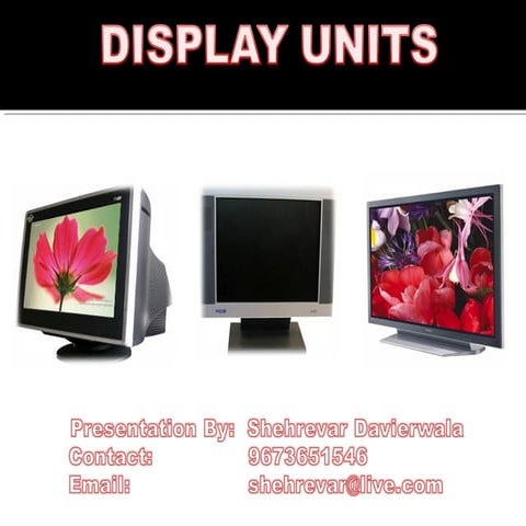 Display units