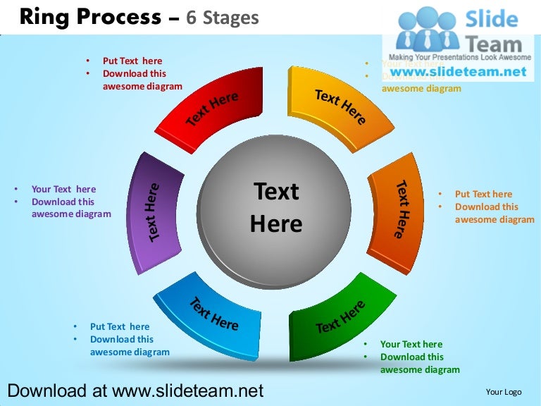 Powerpoint Circle Chart Template